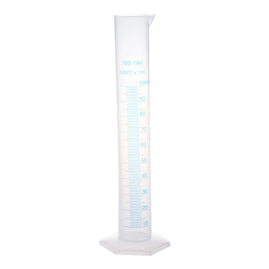 

25cm High 100ml Plastic Graduated Cylinder Measuring Cup 1 milliliter-SCLL