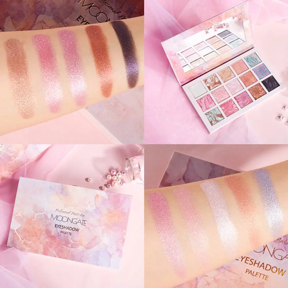 15 цветов Палитра теней для век Макияж Красота глазурованный пигмент Professional Eye Shadow