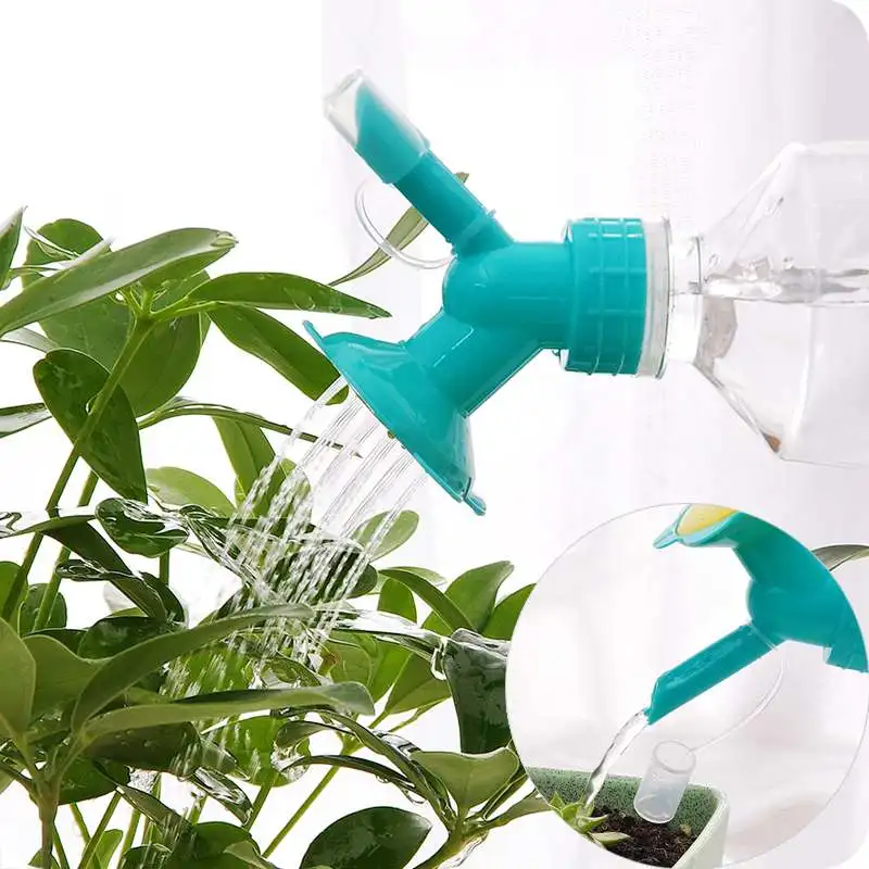 

Plastic Sprinkler Nozzle 2 In 1 For Flower Waterers Bottle Watering Cans Office Sprinkler Shower Head Garden Tool Supplies