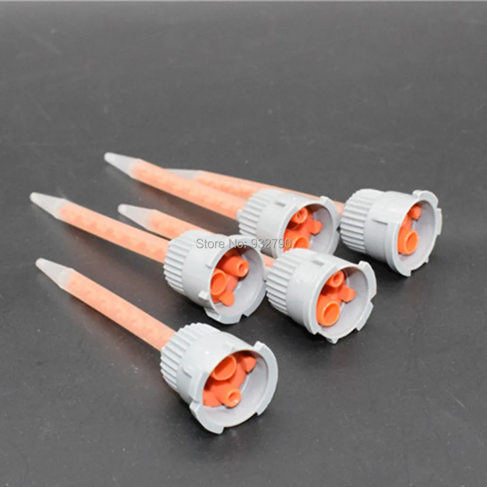 

5x 10:1 Epoxy Resin Applicator Dispenser Static Mixer Mixing Nozzle AB Glue Acrylic Adhesive Structural Adhesive Mixing Nozzles