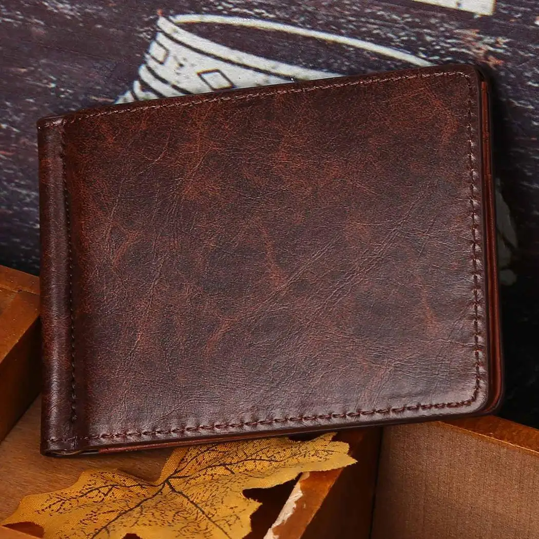 

PU good Cards and Short Bifold touch Card Purses Money Check Clip Wallet Soft Check Money Clutch Men Wallet Holder etc