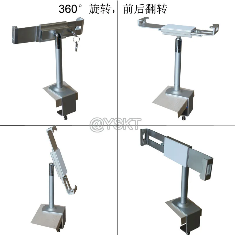 Настольная Зажимная стойка для планшета универсальная защита от 7 до 13 дюймов замок Настольный держатель меню заказ крепление для HUAWEI tab/Leno/samsung