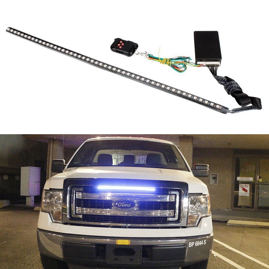 22 &quot60 см 48 Led Knight Rider Flash стробоскоп неоновый светильник DIY для