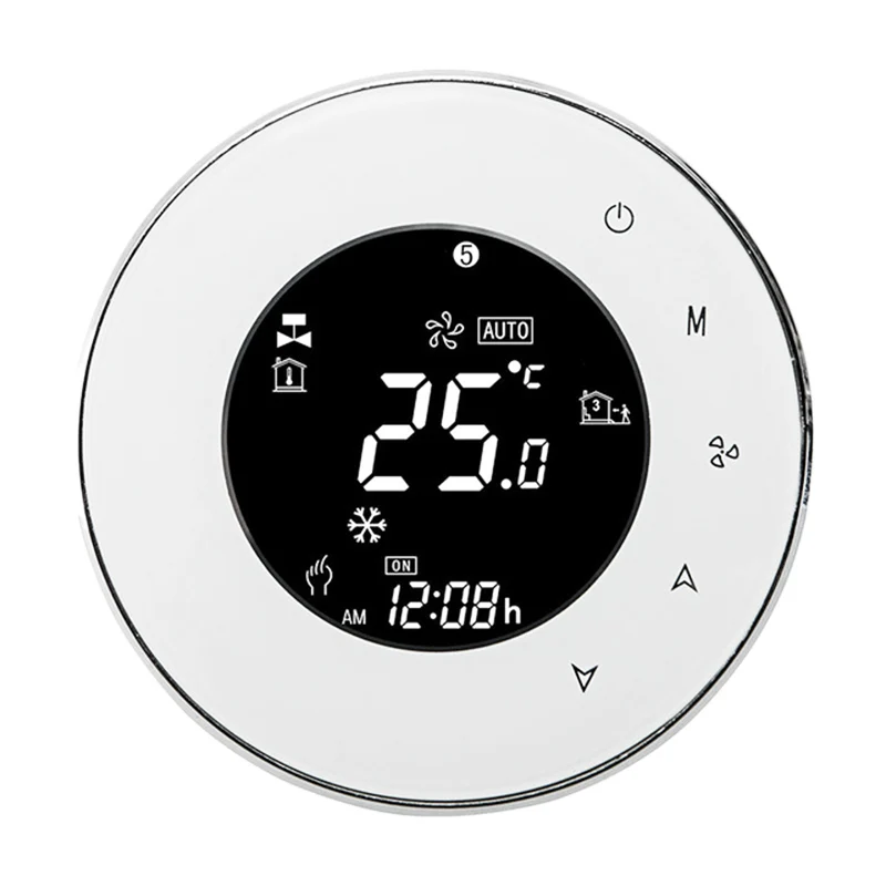 

Bht-6000-Gclw Water/Gas Boiler Thermostat Backlight Wifi 3A Weekly Programmable Lcd Press Screen Works With Alexa Google Home