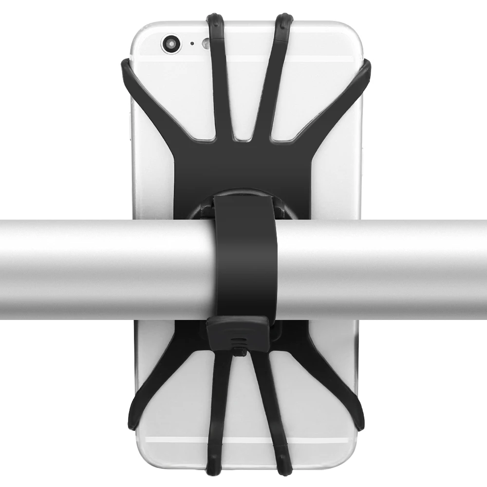 

Adjustable Bicycle Phone Mount Holder Universal MTB Mountain Bike Motorcycle Handlebar Clip Stand For 3.5 to 6.5" Mobile Phone