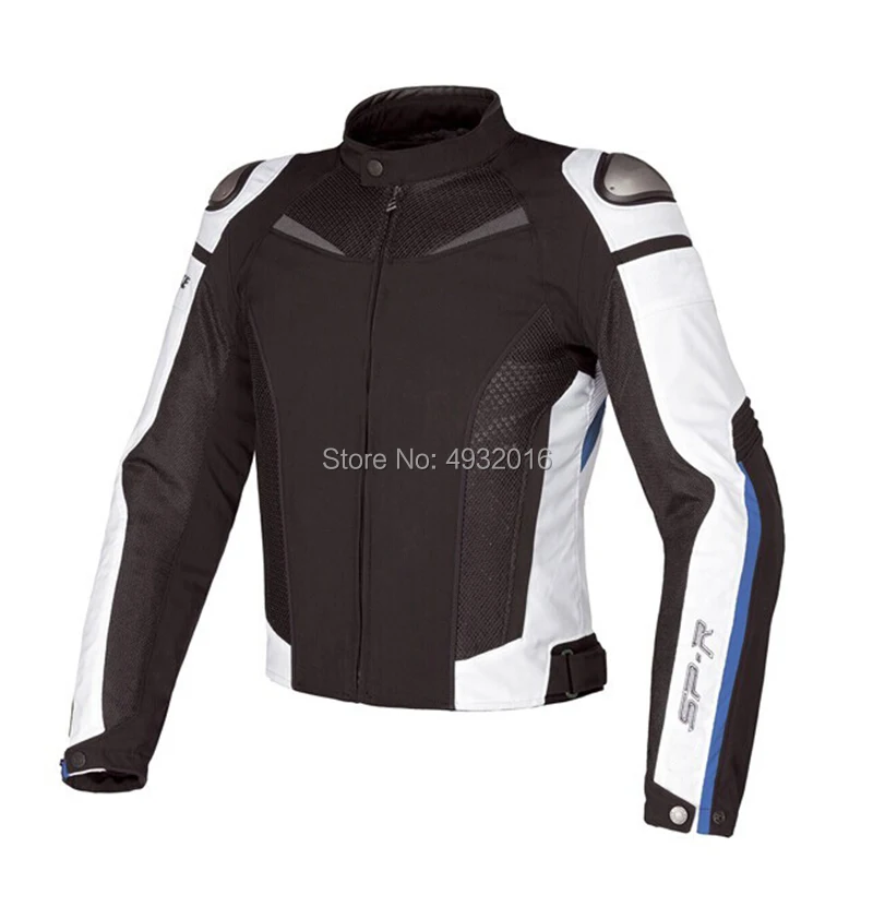 Мужская Супер скоростная текстильные гоночные куртки для верховой езды с ветрозащитной подкладкой 5 протекторов 5 цветов