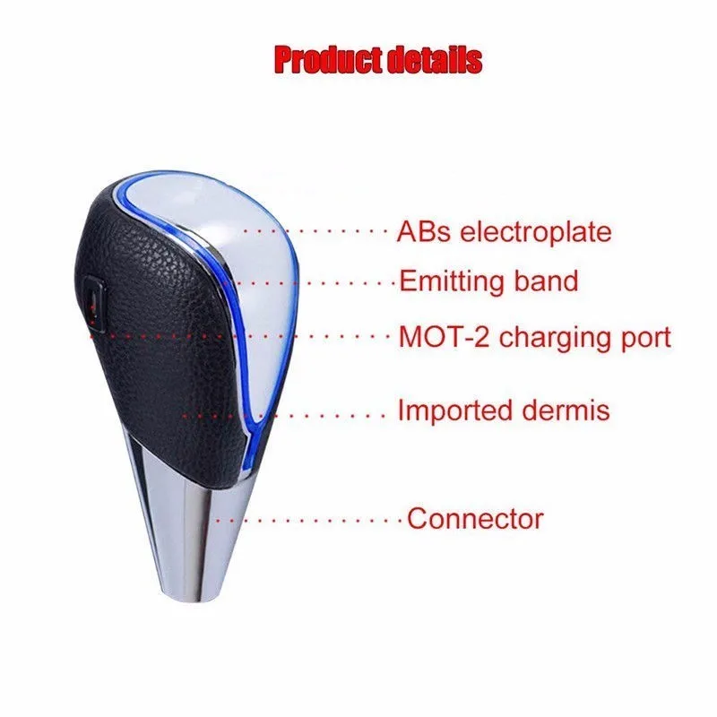 New Universal Touch Activated Red Changing LED Gear Shift Knob for Manual Car Auto 3 colors | Автомобили и мотоциклы