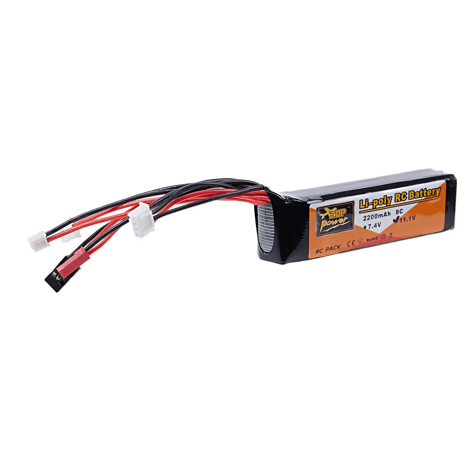 ZOP power 11,1 V 2200 mAh 3 S 8C Lipo батарея JR JST вилка fubeba для батарейки для передатчика запасные части для радиоуправляемого вертолета запчасти аксессуары