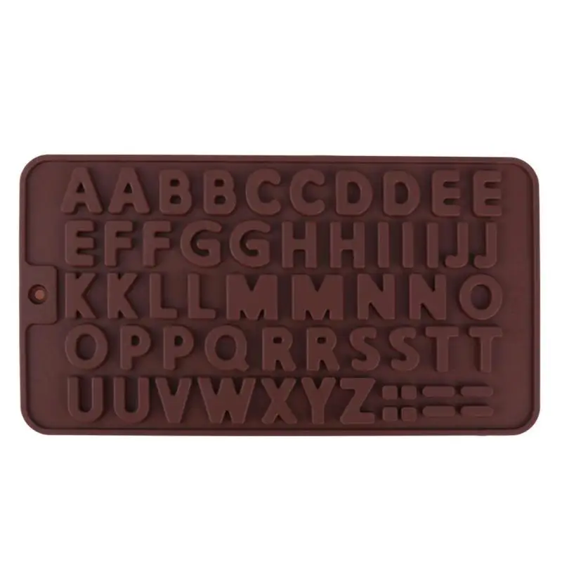 

Creative 26 Alphabet Heart Silicone Chocolate Mold DIY Fondant Cake Decor Jelly Mould Kitchen Baking Tool Heart Printed Tools