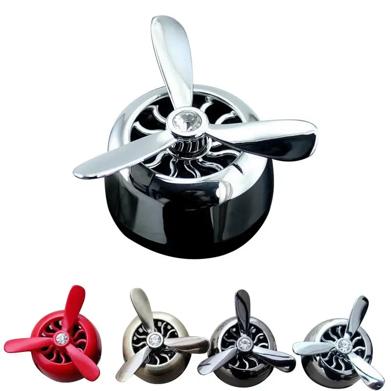 

Car Perfume Aroma Diffuser Seat Air Conditioner Vent Propeller Lasting Refreshe Single Sale Accessories Lemon Green Tea Sea Wind