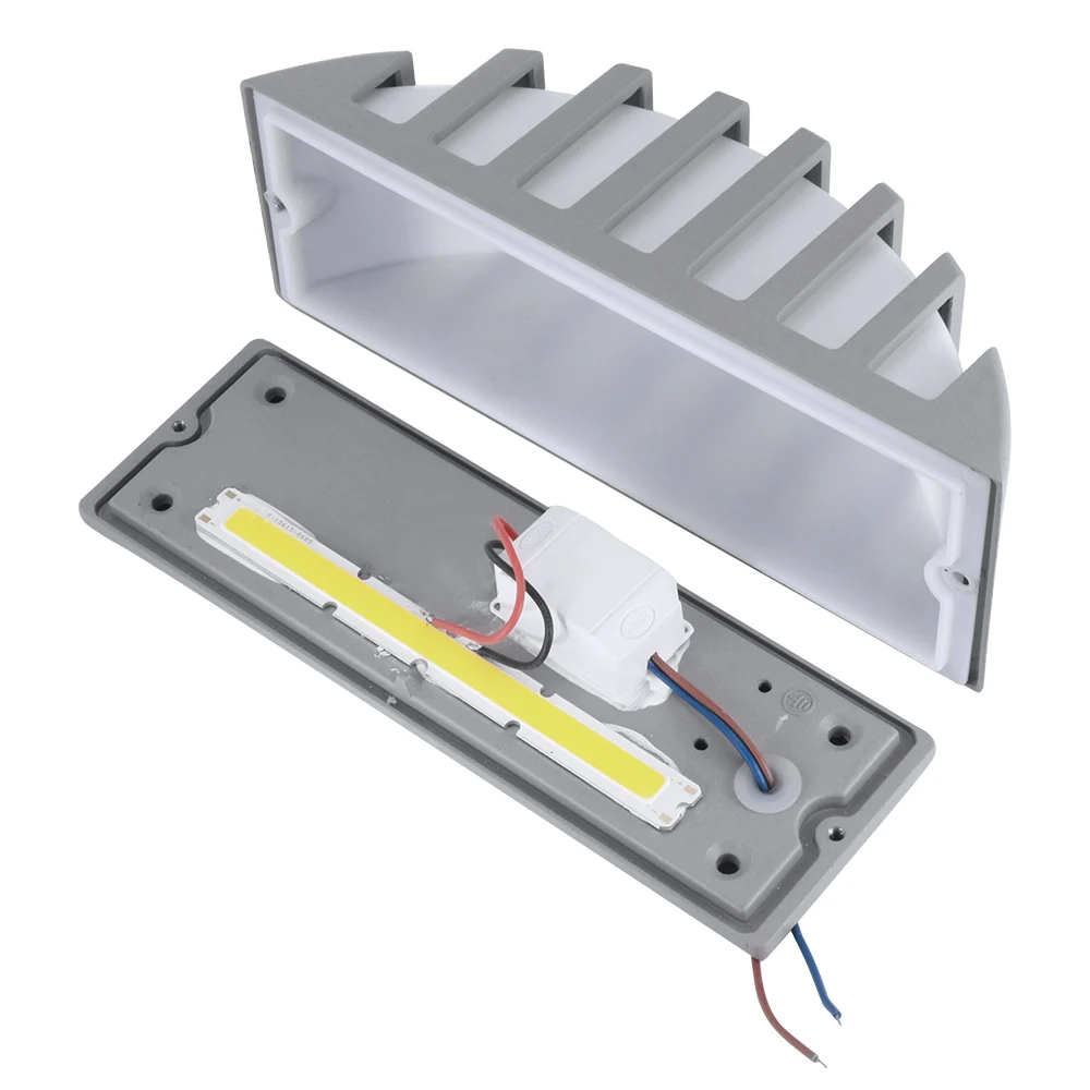 AC 85-265 V IP65 8 Вт светодиодный настенный светильник Современный COB светодиодный настенный светильник Водонепроницаемый Алюминий настенный светильник для дома и улицы двор