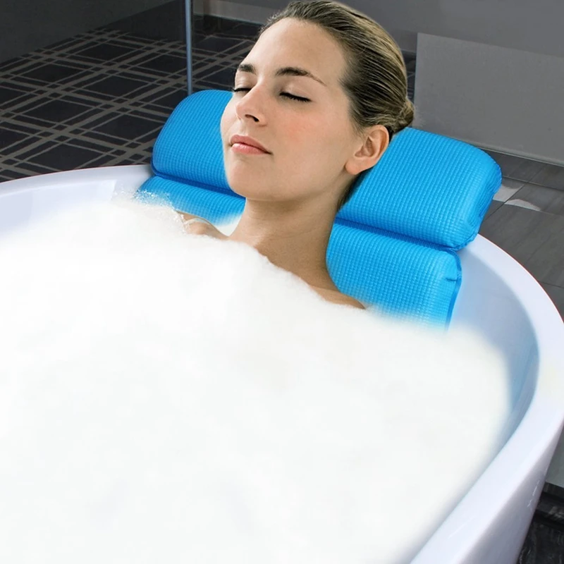 Ванная комната Ванна подушка ванна опора для шеи spa водонепроницаемые подушки