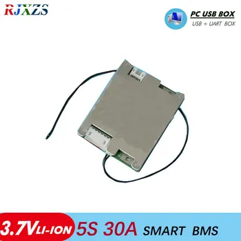 

5S 21V 30A active bms new Li-ion smart bms pcm with UART correspondence bms wi software (PC) monitor