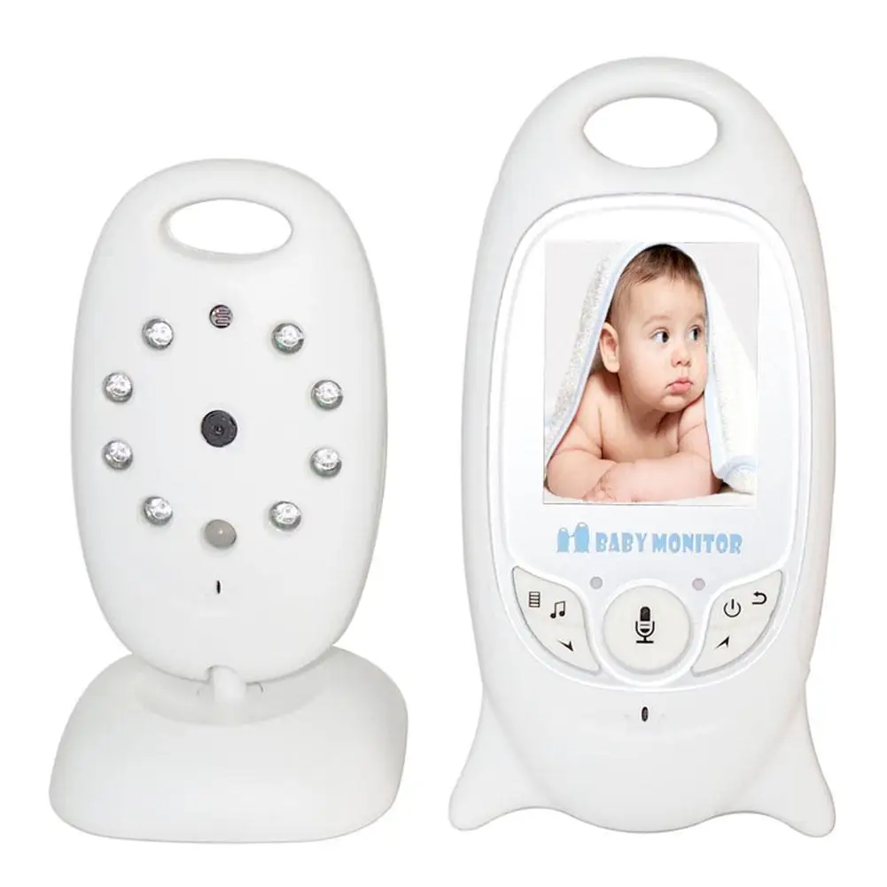 

Wireless Baby Voice Intercom Monitoring Device Large LCD Video With VOX Mode AUTO Night Vision & Temperature Monitoring Two Way