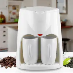 500 Вт Кофеварка электрическая Эспрессо кофеварка 2 чашки Автоматическая Паровая капельная кофейная машина эспрессо для дома