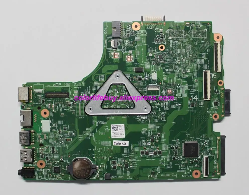 Genuine HMH2G 0HMH2G CN-0HMH2G 13283-1 PWB:XY1KC E1-6010 Laptop Motherboard Mainboard for Dell Inspiron 3541 Notebook PC