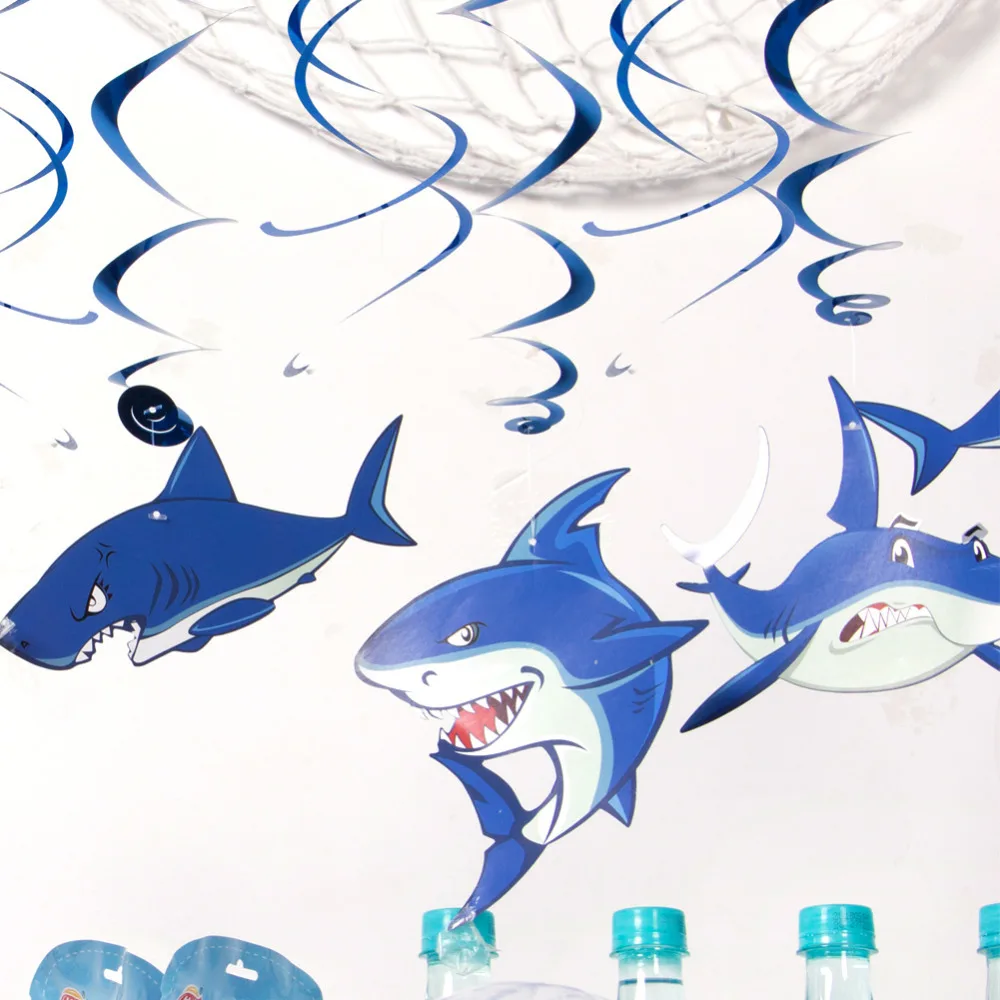 Cartoon Shark Birthday Party Decorations Boys Birthday Decor Supplies Shark Shape Hanging Swirls For Kids Happy Birthday Decor Cartoon Shark Birthday Party Decorations Boys Birthday Decor Supplies Shark Shape Hanging Swirls For Kids Happy Birthday Decor