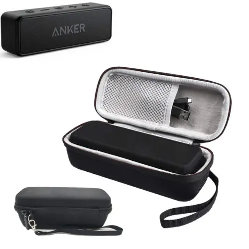 Carry Hard EVA Travel Case Bag For Anker SoundCore 2 Bluetooth Speaker Charger