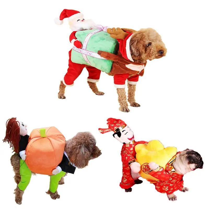

Pet Dog Halloween Christmas Soft Cotton Pumpkin Fancy Strange Shaped Clothing