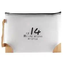 Прочная печать застежка-молния канцелярские складные хранения, файл запечатывающиеся пакеты для хранения прозрачные