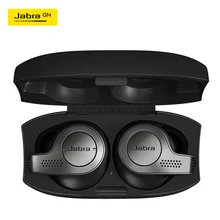 Jabra Elite 65t True Беспроводной Bluetooth наушники-вкладыши Наушники-вкладыши TWS с зарядным чехол Alexa с поддержкой Спорт бег Гарнитура