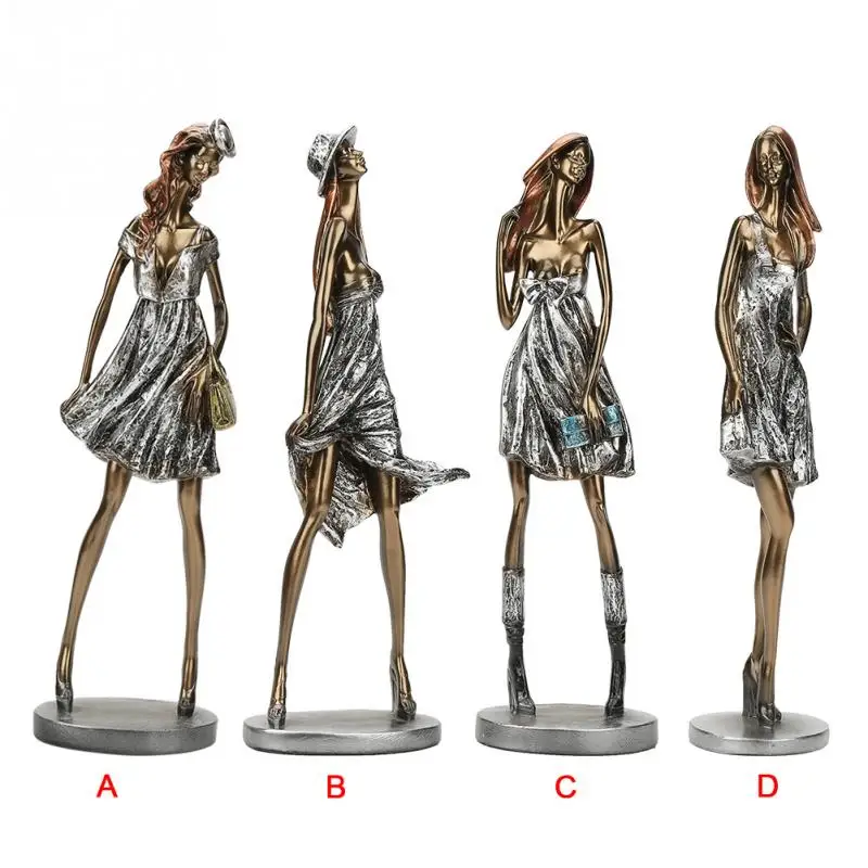 

Resin Statuette Fashion Girl Craft Decoration exquisite and beautiful nique shape makes it more attractive and charming
