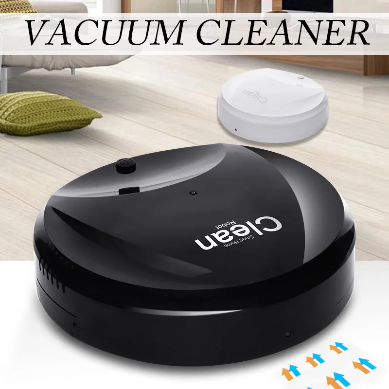 

Smart Robot Vacuum Cleaner Floor Sweeping Machine Automatic Cleaning Dust USB Rechargeable Auto Cleaning Robot for Home Office