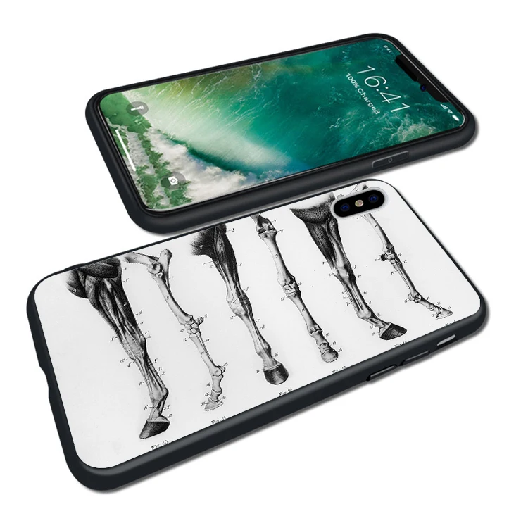 Черный мягкий силиконовый чехол для iPhone XS Max XR 7 8 Plus 5s 5 SE 6 S роскошный iPod Touch |