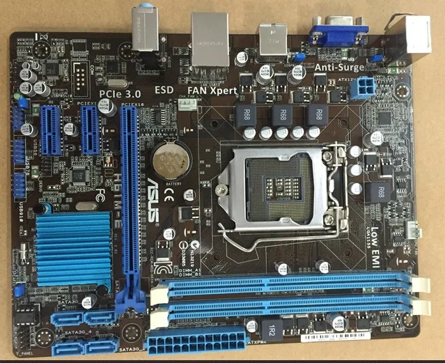 Материнская плата ASUS H61M-E LGA 1155 DDR3 Материнская плата с поддержкой I3 I5 I7 cpu H61 настольная материнская плата в продаже