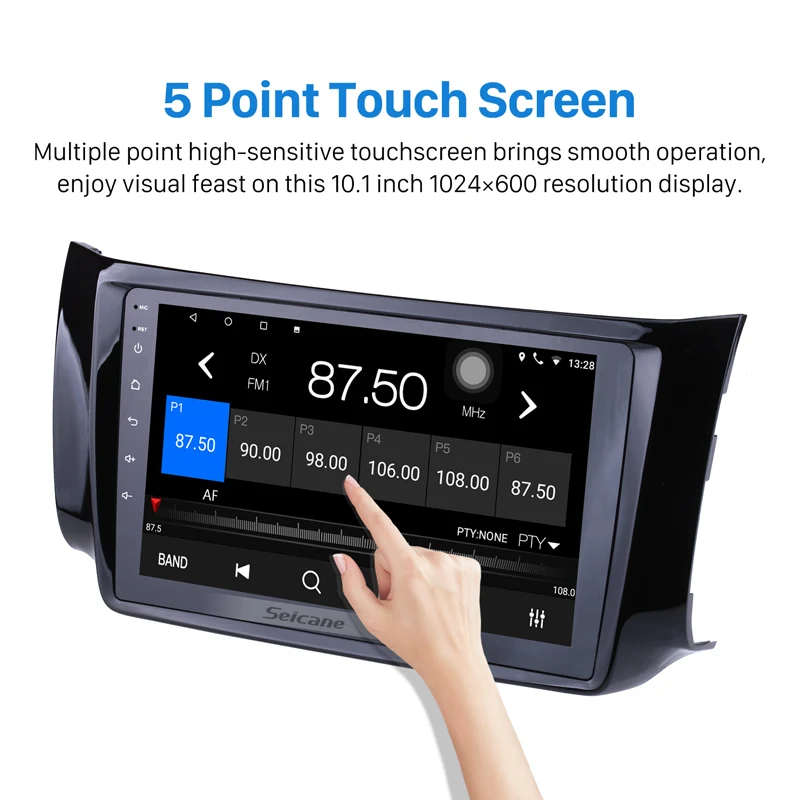 Excellent Seicane Android 8.1/7.1 10.1" 2Din GPS Car Radio Head Unit For 2012-2016 NISSAN SYLPHY Multimedia Player Support 3G Wifi OBDII 2