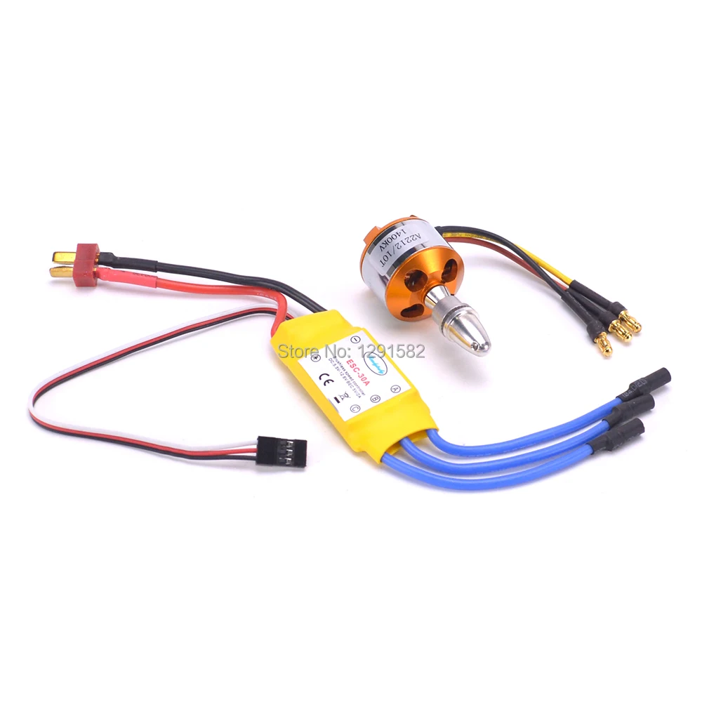 A2212 2212 1400KV бесщеточный двигатель 30A ESC моторное крепление 8060 пропеллер SG90 9G микро
