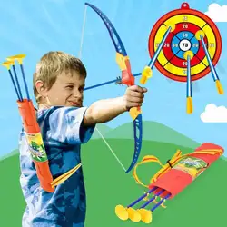 Детская уличная обучающая игрушка лук стрела игрушка стрельба модель пластик Спорт на открытом воздухе ребенок забавные игрушки для детей