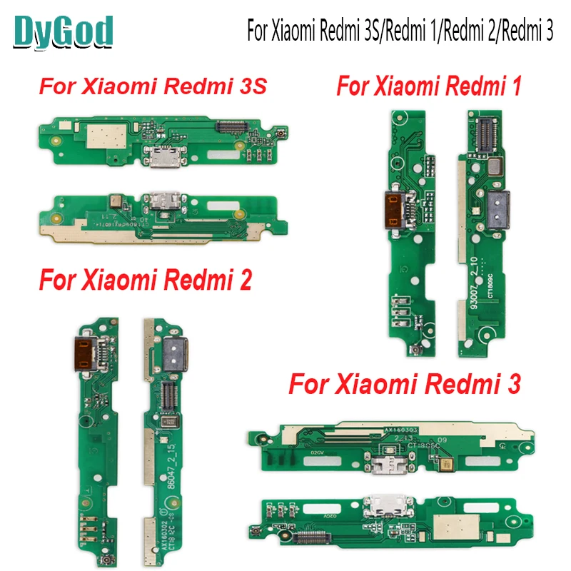 

DyGod For Xiaomi Redmi 1 Redmi 3S Prime Module USB Charging Port Board Flex Cable Connector For Xiaomi Redmi 2 Redmi 3