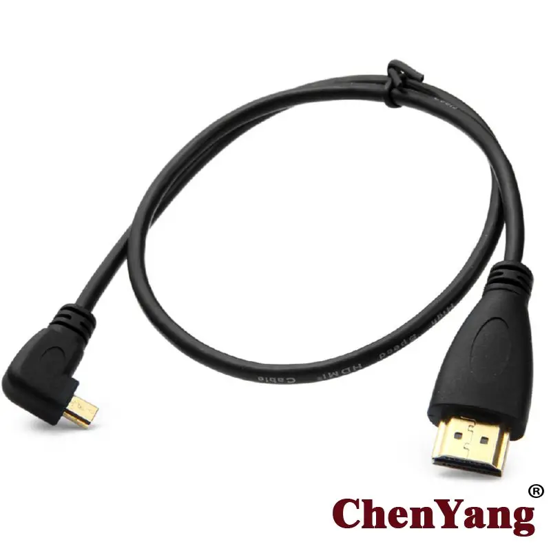 

Chenyang 90 Degree Right Angled Micro HDMI to Hdmicable fo Xoom XT800 Droid x TF201 TF300