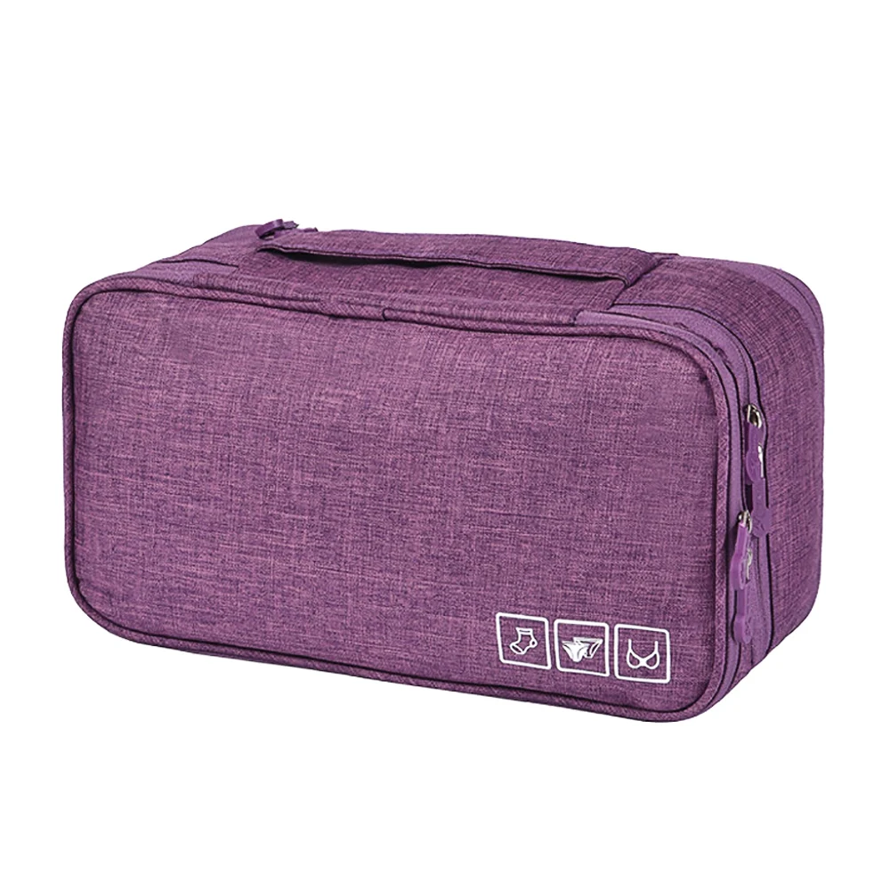 

Portable Travel Organizer Luggage Storage Case Bra Underwear Pouch Large Capacity Multi-Layer Foldable Cubes Drawer Organizers