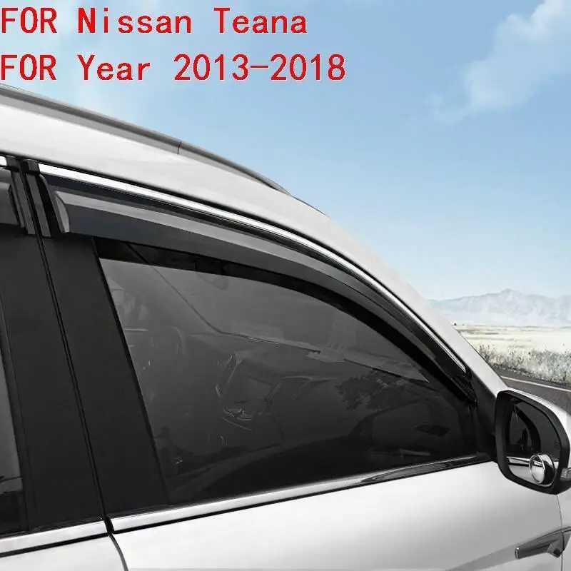 Дождь автомобилей окна автомобиля козырек для Nissan Bluebird Кикс Livina Мурано NV200 Qashqai