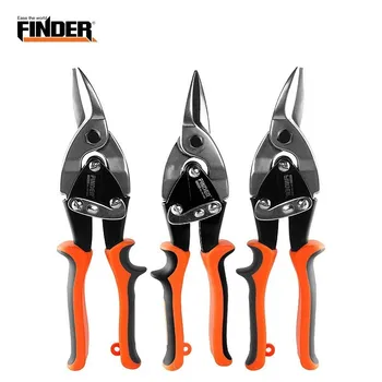 

FINDER 10/12inch Tin Sheet Metal Snip Aviation Scissor Iron Plate Cut Shear Household Tool Industrial Industry Work Scissors
