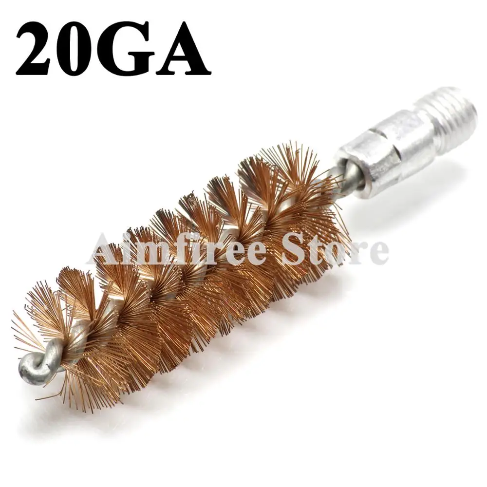 Boosteady Bronze Phosphor Bristle Gun Cleaning Brush With 50 Professional Nylon Square Patches (270