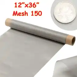 Non-toxic150 сетки фильтрации 304 нержавеющая сталь серебро тканые провода ткань экран 30 x см 90 см для промышленных инструменты
