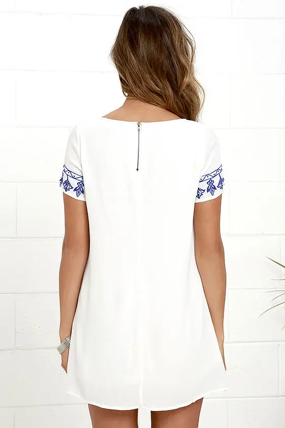 Для женщин летних вечеринок вечер Boho короткий рукав шею цветочные пляжные шорты