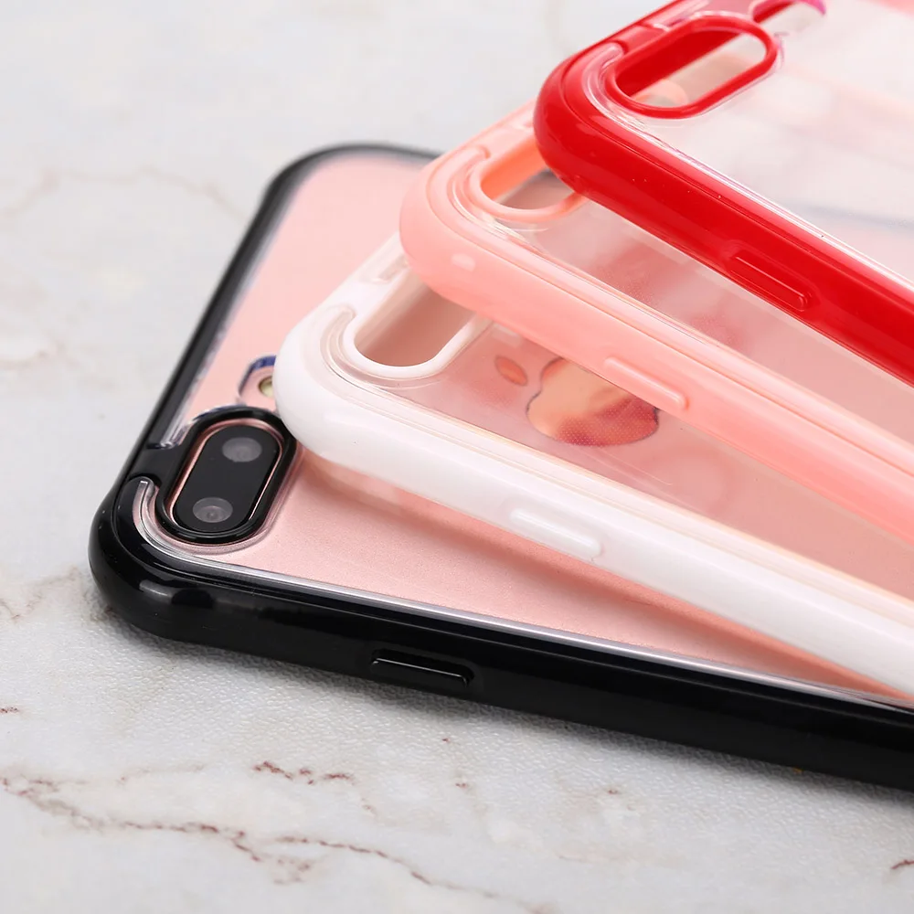 чехол на айфон 7 iphone xr для Мягкий прозрачный KISSCASE iPhone X XR XS Max цветные Чехлы 8 6 S Plus