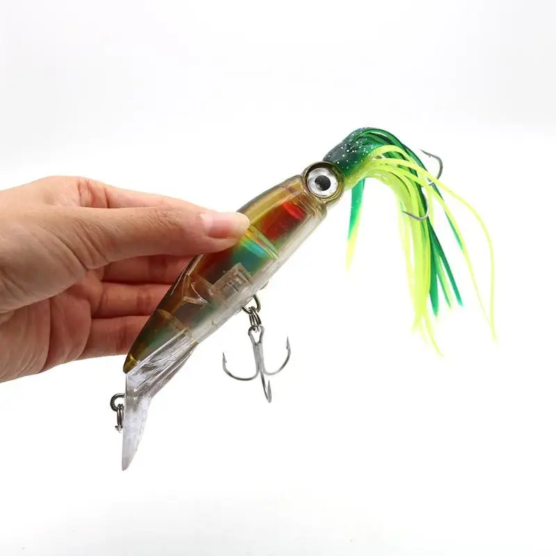 

14cm 40g Soft Octopus Fishing Lures Trolling Squid Skirts Fishing Baits Tuna Tail Fish Tackle Craft for Jigging Rigs Pesca