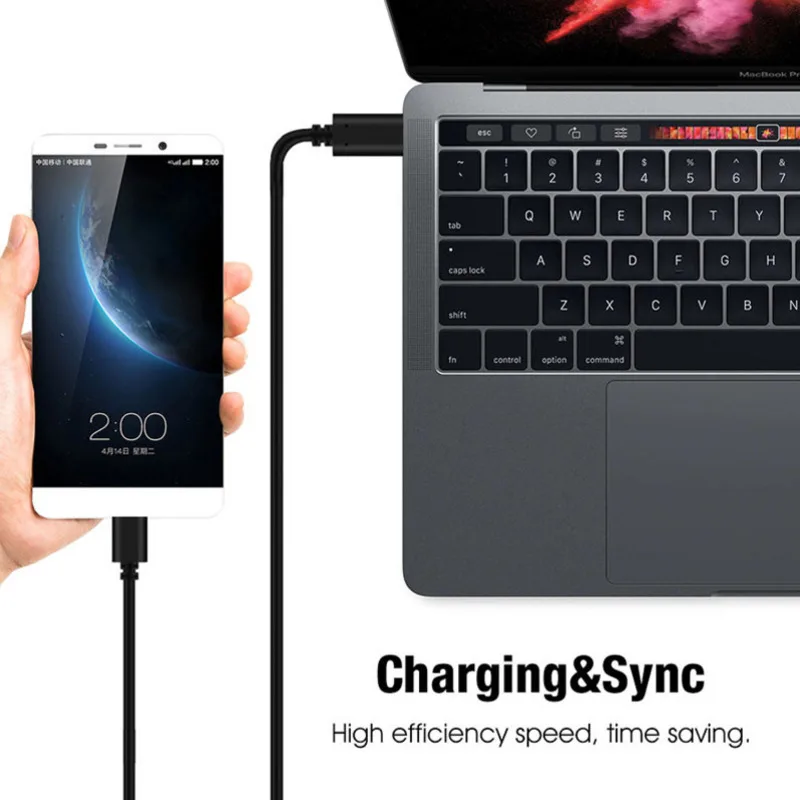 OTG USB Type C к Micro Usb адаптеру для Samsung 1m MicroUsb c 3 1 зарядный кабель Macbook Usbc Android