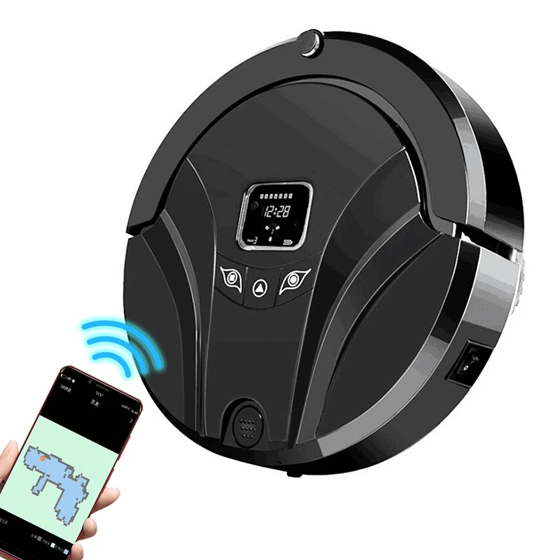 

Smartphone WIFI APP Control Robot Vacuum Cleaner Wet And Dry Mop,Robot Aspirador With Water, TankSelf-Charging Robot Vacuum