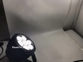 

6lot 7x18w indoor par led rgbwa uv wall wash led dmx par rgbwa uv 6in1 led par mini dj par