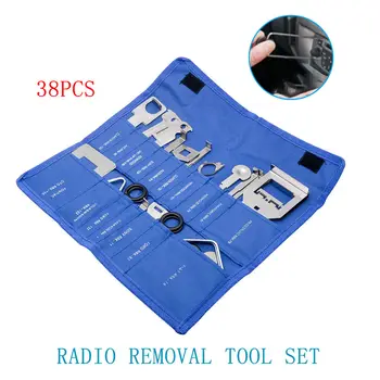 

38x Car Radio Stereo Release Removal Install Tool Key With Blue Cloth bag
