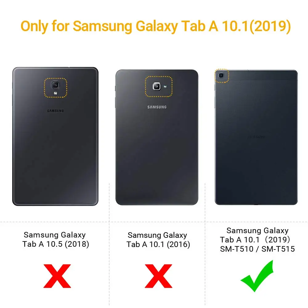 Чехол Funda для Samsung Galaxy Tab A 10 1 2019 T510 T515 SM чехол планшета магнитный складной