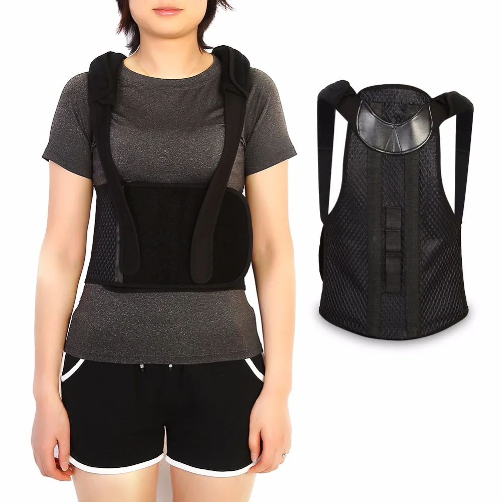 Adult Back Brace Spine Therapy Posture Corrector Waist Shoulder Support Bandage Correction Orthotics Corset a | Красота и здоровье