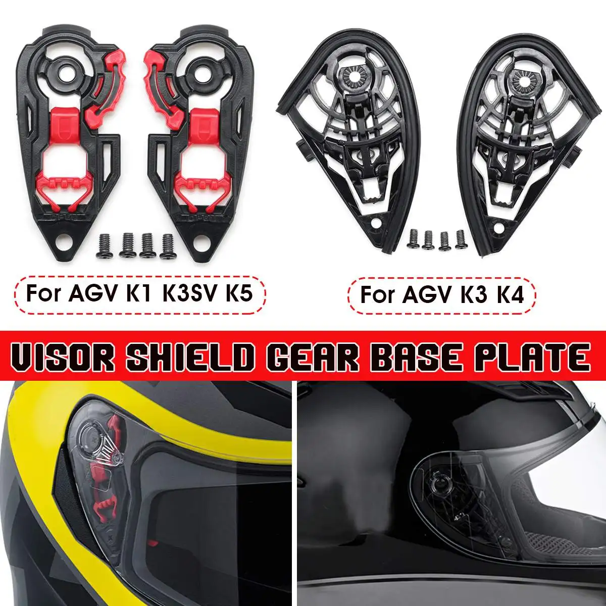 Защитный козырек для мотоциклетного шлема базовая пластина AGV K1 K3SV K5 / K3 K4|Шлемы| |