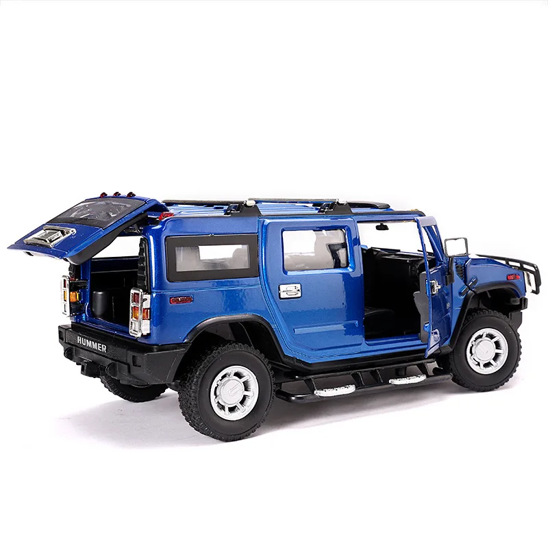 Goedkoop 2019 124 Hummer H2 Legering Model Diecast Metalen Auto Speelgoed Voor Kinderen Brinquedos Juguetes Oyuncak Dropshipping Hotwheelsing